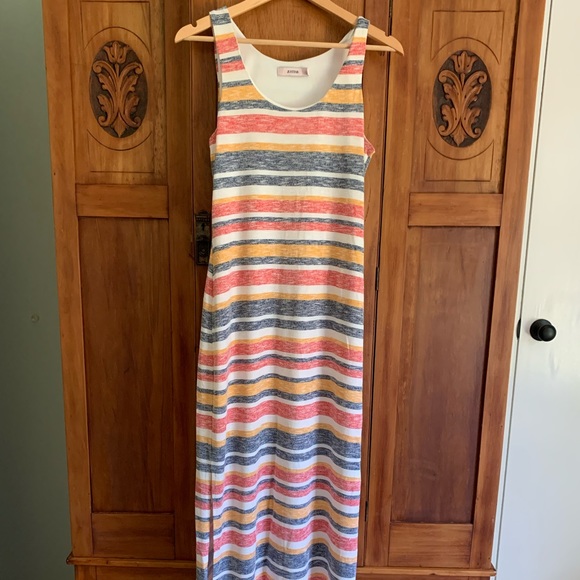 Just Fab Long Summer Dress Size Medium - Picture 1 of 3